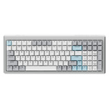 Ducky Cushion 98 RGB mechanisch gaming toetsenbord Zilver, US lay-out (QWERTY), 96%, RGB, PBT Cherry, USB-C / 2,4 GHz / Bluetooth