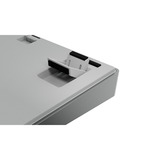 Ducky Cushion 98 RGB mechanisch gaming toetsenbord Zilver, US lay-out (QWERTY), 96%, RGB, PBT Cherry, USB-C / 2,4 GHz / Bluetooth
