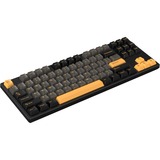HelloGanss HS87T GG01 RGB mechanisch toetsenbord Wit, US lay-out (QWERTY), Gateron Yellow, 80% (TKL)	, RGB leds, PBT Doubleshot keycaps, hot swap, 2,4 GHz | Bluetooth | USB-C