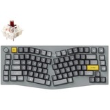 Keychron Q10-N3Z RGB mechanisch toetsenbord Grijs, US lay-out (QWERTY), Gateron G Pro Brown, 75%, RGB leds, Double-shot PBT, hot swap, Knob