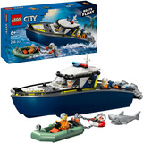 LEGO City - Achtervolging met politieboot Constructiespeelgoed 60456