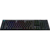 Logitech G915 LIGHTSPEED Wireless RGB Mechanisch toetsenbord, gaming toetsenbord Zwart, US-International, GL Clicky