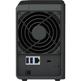Synology DiskStation DS223 incl. 2x Synology Plus 4 TB harde schijf nas Zwart, 3x USB-A 3.2 (10 Gbit/s)