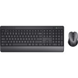 Trust Trezo Comfort draadloze toetsenbord- en muisset, desktopset Zwart, US lay-out