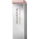 ADATA UR350 64 GB usb-stick nikkel/bruin, USB-A 3.2 Gen 1 (5 Gbit/s)
