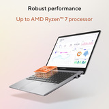 ASUS ExpertBook P1 PM1403CDA-S60246X 14"  laptop Grijs | R7 170 | Radeon 680M | 32 GB | 1 TB SSD