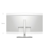 Dell UltraSharp U4025QW 40" 4K Ultra HD Curved UltraWide monitor Zilver, 1x DisplayPort, 1x HDMI, 3x USB-C, 5x USB-A, 2x Thunderbolt, 1x RJ-45, 120 Hz