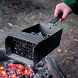 Petromax Kolenschop grill bestek Zwart, met aszeef