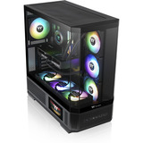 Thermaltake View 370 TG ARGB midi tower behuizing Zwart | 2x USB-A | 1x USB-C | RGB | Tempered Glass