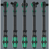 Wera 8000 C Black Edition Zyklop Speed ratel met 1/2" aandrijving Zwart/groen