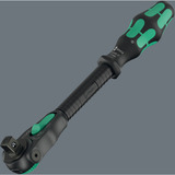 Wera 8000 C Black Edition Zyklop Speed ratel met 1/2" aandrijving Zwart/groen