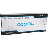 Alphacool NexXxoS XT45 Full Copper 280mm radiator V.2 - White Special Edition Wit