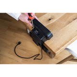 Brennenstuhl estilo Duplex stekkerdoos met schakelaar stekkerdoos Zwart/zilver, 1x USB C, 1x USB A