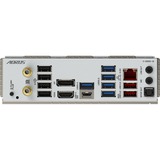 GIGABYTE B650M A ELITE AX ICE socket AM5 moederbord Zilver, RAID, 2.5 Gb-LAN, WLAN, BT, Sound, µATX