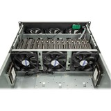 Inter-Tech 4F28 Mining-Rack, server behuizing Zwart | 2x USB-A