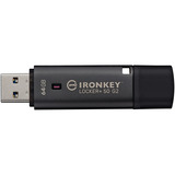 Kingston IronKey Locker+ 50 G2 USB Flash Drive 64 GB usb-stick Antraciet, USB-A 3.2 Gen 1