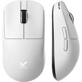 MCHOSE L7 Pro lichtgewicht gaming muis Wit, Tot 26.000 DPI, 2.4 GHz / USB-C / Bluetooth