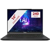 MSI Stealth A16 AI+ A3XWHG-013NL 16"  Copilot+ gaming laptop Zwart | R AI 7 PRO 350 | RTX 5070 Ti | 32 GB | 1 TB SSD