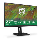 Philips 27B1U3900 27" 4K Ultra HD monitor Zwart, 1x DisplayPort, 2x HDMI, 1x USB-C, 3x USB-A, 1x RJ-45