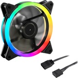 Sharkoon SHARK Blades PWM RGB case fan Zwart, 120 x 120 x 25 mm