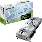 GIGABYTE GeForce RTX 5070 Ti EAGLE OC ICE SFF 16G grafische kaart 3x DisplayPort, 1x HDMI