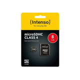 Intenso microSDHC 8GB Class 4 geheugenkaart incl. SD adapter