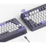 Iqunix OG80 Lavandin Wireless Mechanical Keyboard Lavendel, US lay-out (QWERTY), Cherry MX Brown, 80% (TKL)	, Hot-swappable, PBT, 2.4GHz | Bluetooth 5.1 | USB-C