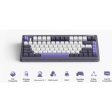 Iqunix OG80 Lavandin Wireless Mechanical Keyboard Lavendel, US lay-out (QWERTY), Cherry MX Brown, 80% (TKL)	, Hot-swappable, PBT, 2.4GHz | Bluetooth 5.1 | USB-C