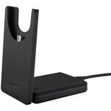 Jabra Evolve2 55, Incl. oplaadstandaard on-ear headset Zwart, Stereo, Microsoft Teams, USB-A, Link380a