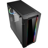 Sharkoon ELITE SHARK CA200G big tower behuizing Zwart | 4x USB-A | RGB | Tempered Glass