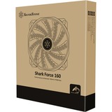 SilverStone Shark Force 160 case fan Zwart