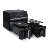 Tristar FR-9040 Airfryer met dubbele mand heteluchtfriteuse Zwart, 8 liter