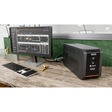 Vertiv PowerUPS 200 Essential 1600IT-IEC Tower ups Zwart, 1600 VA, 925 W, 6x C13, USB