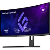ViewSonic VX3418-2KPC UWQHD gaming monitor 34" Curved UltraWide Zwart, 2x DisplayPort, 2x HDMI, 180 Hz