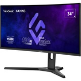 ViewSonic VX3418-2KPC UWQHD gaming monitor 34" Curved UltraWide Zwart, 2x DisplayPort, 2x HDMI, 180 Hz