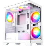 XYZ PC Gear Titanium View Lite midi tower behuizing Wit | 2x USB-A | Tempered Glass