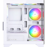XYZ PC Gear Titanium View Lite midi tower behuizing Wit | 2x USB-A | Tempered Glass