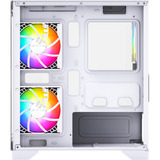 XYZ PC Gear Titanium View Lite midi tower behuizing Wit | 2x USB-A | Tempered Glass