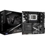 ASRock WRX90 WS EVO socket sTR5 moederbord Zwart/zilver, RAID, 2x 2,5Gb-LAN, Sound