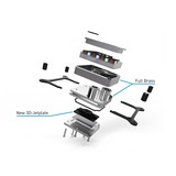 Alphacool Core 1 White cpu-koeler Wit