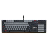 CHERRY KC 500 MX LP mechanisch toetsenbord Zwart, US lay-out (QWERTY), Cherry MX Low Profile 2.0 Ivory, 100%, White leds, PBT keycaps