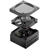 Fractal Design Ion Gold 650W voeding  Zwart, 4x PCIe, Kabel-management