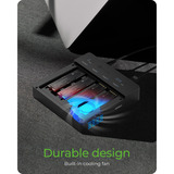 ICY BOX IB-4013MCL-C4 4-Bays USB4® Duplicator (1:3 klonen) dockingstation Zwart