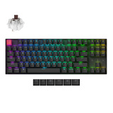 Keychron K8X-H3, toetsenbord Zwart, US lay-out, Keychron Super Brown, 80% TKL RGB, Cherry Double-shot PBT Keycaps, Hot Swap, Bluetooth / USB-C