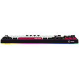 LORGAR KBP70TKLW RGB mechanisch gaming toetsenbord Zwart, US lay-out (QWERTY), LOGAR Toxic Purple, 80% (TKL)	, RGB, Hot-swappable, PBT Double-shot, Bluetooth | 2.4GHz | USB