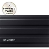 Samsung Portable T7 Shield 4 TB externe SSD Zwart, MU-PE4T0S/EU, USB-C 3.2 Gen 2 (10 Gbit/s)