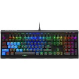 Sharkoon SKILLER SGK60, gaming toetsenbord Zwart, US lay-out, Kailh Box White, RGB leds