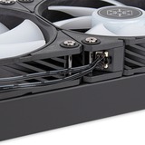 SilverStone NovaPeak 360 ARGB waterkoeling Zwart, 4 Pin PWM