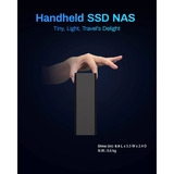 TerraMaster F8 SSD nas Zwart, 1x 10GbE, HDMI, USB