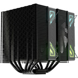 XYZ PC Gear Thermax 6 Duo cpu-koeler Zwart, ARGB, PWM